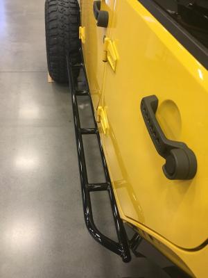 Jeep JK Steps Bare Steel For 07-18 Wrangler JK Wizard Works Offroad
