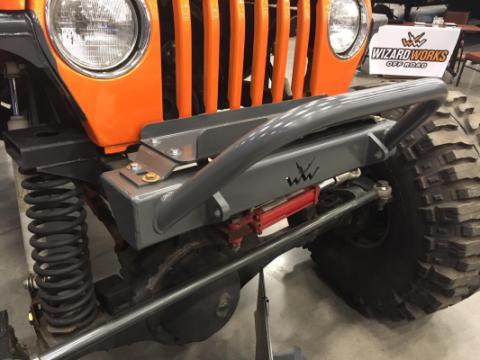 Jeep Winch Mount Bare Steel For Wrangler TJ/YJ Bare Steel Wizard Works Offroad