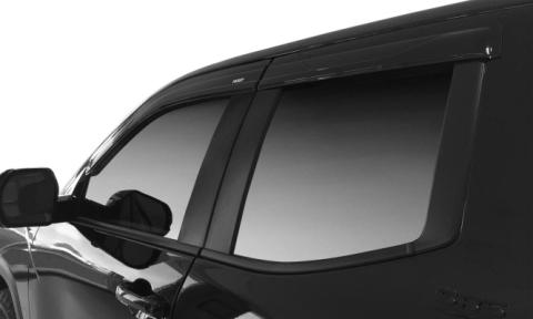 Low Profile Ventvisor Deflector Smoke Outside Mount 4 pc. Smoke 22-26 Jeep Grand Wagoneer Husky Liners