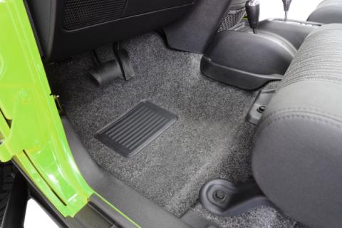 Guardian Comfort Jeep Liner Grey 07-17 Jeep Wrangler Unlimited X 4 Door / Jeep Wrangler Unlimited Rubicon 4 Door and More Front Husky Liners
