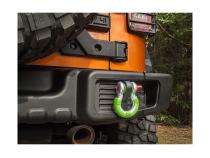 D-Ring Shackle Isolator Kit Green Pair 3/4 Inch Rugged Ridge