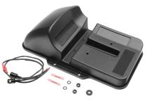 License Plate Relocation Rear Black Jeep Rugged Ridge