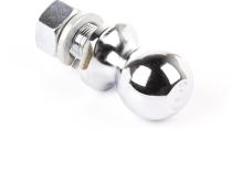 Trailer Hitch Ball 2 Inch Ball 1 Inch Diameter Shank Chrome Rugged Ridge