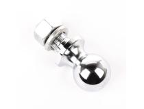 Trailer Hitch Ball 2 Inch Ball 1 Inch Diameter Shank Chrome Rugged Ridge