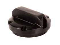 Brake Master Cylinder Cap Black Aluminum 97-18 Jeep Wrangler Rugged Ridge