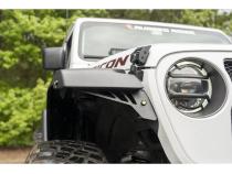 Chop Brackets W/Drl Set Frnt Black Jeep Rugged Ridge