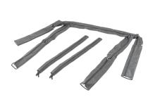 Jeep YJ Sport Bar Covers For 92-95 Jeep Wrangler YJ Black Denim MasterTop