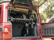 Interior Storage Rack Black Jeep Rugged Ridge
