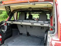 Interior Storage Rack Black Jeep Rugged Ridge