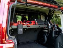 Interior Storage Rack Black Jeep Rugged Ridge