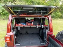 Interior Storage Rack Black Jeep Rugged Ridge