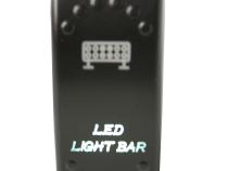 Rocker Switch On/Off 5 Pin LED Light Bar White Bulldog Winch