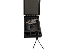 Portable Safe For Compact Pistols Universal Black Includes Security Cable Tuffy Security Products