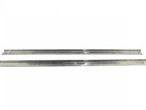 Jeep CJ7 Rocker Guards Pair 76-86 CJ7 Polished Silver Kentrol
