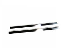 Jeep CJ7 Entry Guards Pair 76-95 CJ7 Wrangler YJ Polished Silver Kentrol