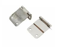 Jeep CJ Tailgate Hinge Pair 76-86 CJ7 Polished Silver Kentrol