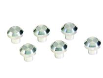 Jeep CJ Interior Knob Set 6 Pieces 76-86 CJ Polished Silver Kentrol