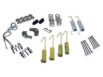 Rear Drum Brake Hardware Kit Includes Springs, Pins, Cables, and Guides for 78-89 Jeep CJs, YJ, XJ, MJ w/ 10 Inchx1.75 Inch Brakes Crown Automotive