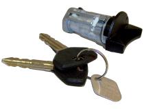 Ignition Cylinder Kit, w/ 2 Keys, Coded for Select 91-95 Jeep YJ, XJ, MJ ZJ Crown Automotive