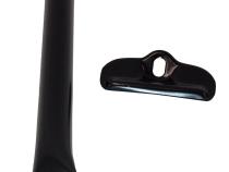 Jeep CJ Battery Tray with support arm 76-86 CJ Powdercoat Black Kentrol