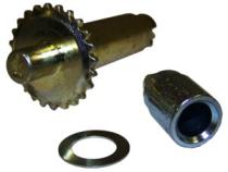 Drum Brake Adjuster w/ 10 inch X 2-1/2 inch Drums Left Rear 66-95 Jeep CJs, XJ, MJ, C101, YJ, Models Crown Automotive