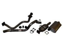 Exhaust Kit for 1987-1992 Jeep YJ Wrangler w/ 2.5L Engine Crown Automotive