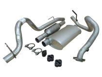Exhaust Kit for 1993-1995 Jeep YJ Wrangler w/ 2.5L Engine Crown Automotive