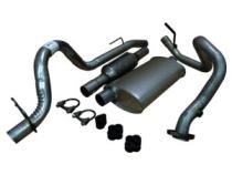 Exhaust Kit for 1993-1995 Jeep YJ Wrangler w/ 2.5L Engine Crown Automotive