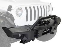 Atlas Front Bumper Winch Compatible 2018-2023 Jeep Wrangler Smittybilt