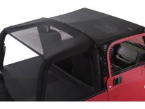 Black Mesh Combo Beach Topper RT Off Road