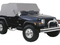 Fits Over Roll Bar Water Resistant Gray Cab Cover for 1976-86 Jeep CJ-7 RT Off Road