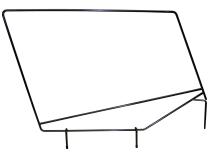 Left &amp;amp; Right Upper Door Frame Set for YJ Wrangler Sold in Pairs Only RT Off Road