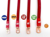 1991-1993 Jeep Comanche MJ Battery Cable Kit 4 Gauge Battery Cable Big7Kits