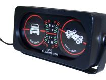 Clinometer with Roll and Pitch Gauge &amp;amp; CJ Graphics Fits Any Vehicle RT Off Road