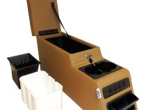 Locking Center Console 1987-1995 YJ Wrangler 4 Cup Holders A Cooler Insert and a Removable Storage Insert Spice RT Off Road