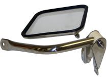 Door Mirror Kit 1981-1986 CJ-8 Right Mirror And Arm Stainless Steel RT Off Road