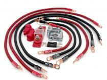 1991-1995 Jeep Wrangler YJ Battery Cable Kit 4.0 Liter 1/0 Gauge Battery Cable Big7Kits