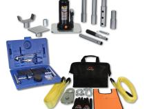 CJ Recovery Starter Kit with RT Off Road recovery kit, Bulldog TallBoy jack, and Bulldog tire repair kit