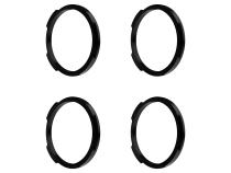 Bezel Ring KC Flex Era Bar Black 4Pc KC HiLiTES