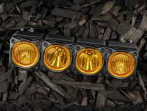 LED Light Bar Lens Flex Era Bar Combo Yellow KC HiLiTES