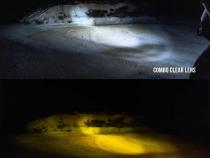 LED Light Bar Lens Flex Era Bar Combo Yellow KC HiLiTES