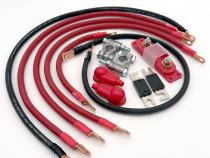 Jeep CJ Battery Cable Kit 1/0 Gauge Battery Cable 4.2 Liter Big7Kits