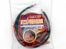 1987-1990 Jeep Wrangler YJ Battery Cable Kit 4.2 Liter 2 Gauge Battery Cable w/Black Red/Spyder Wrap Big7Kits