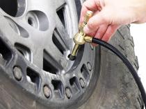 Elite Analog Tire Deflator 3 Inch Stainless Steel Liquid Filled Gauge Rubber Cover Zipper Case RockJock 4x4