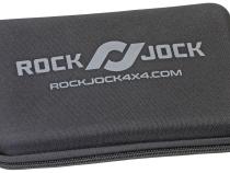 Elite Analog Tire Deflator 3 Inch Stainless Steel Liquid Filled Gauge Rubber Cover Zipper Case RockJock 4x4