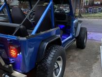 Jeep Rear Tube Flares Bare Steel For 76-87 Jeep CJ7 Wizard Works Offroad