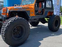 Jeep YJ Rock Sliders Bare Steel For 87-95 Wrangler YJ Wizard Works Offroad