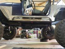 Jeep YJ Rock Sliders Bare Steel For 87-95 Wrangler YJ Wizard Works Offroad