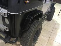 Jeep TJ Rock Sliders Bare Steel For 97-06 Jeep Wrangler TJ Wizard Works Offroad