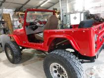 Jeep TJ Rear Armor w/Tube Flares Bare Steel For 97-06 Jeep Wrangler TJ Wizard Works Offroad